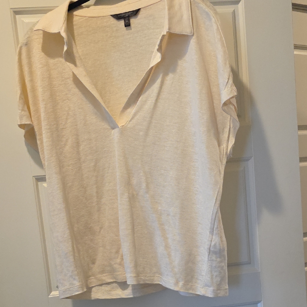 Banana Republic Cream Blouse